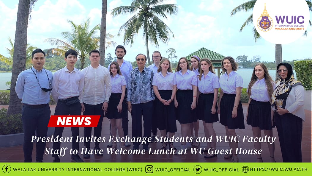President Invites Exchange Students and WUIC Faculty Staff to Have Welcome Lunch at WU Guest House