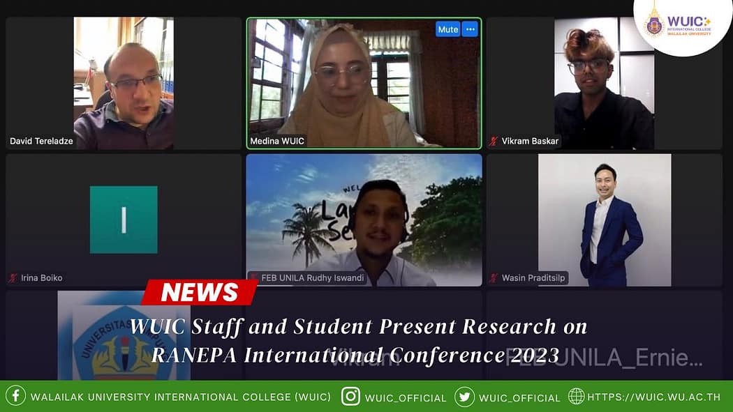 WUIC Staff and Student Present Research on RANEPA International Conference 2023