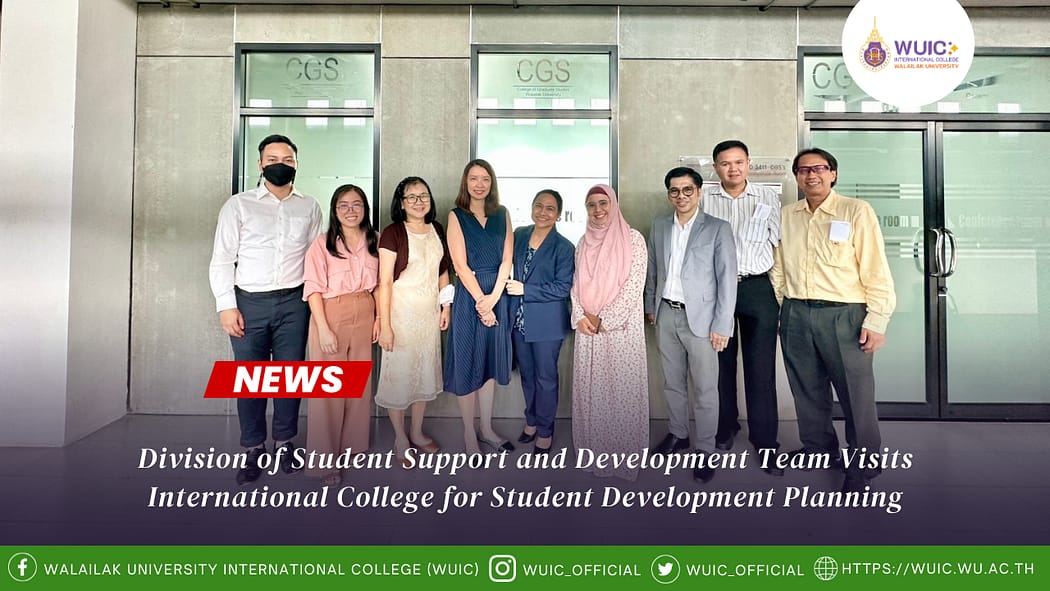 Division of Student Support and Development Team Visits International College for Student Development Planning