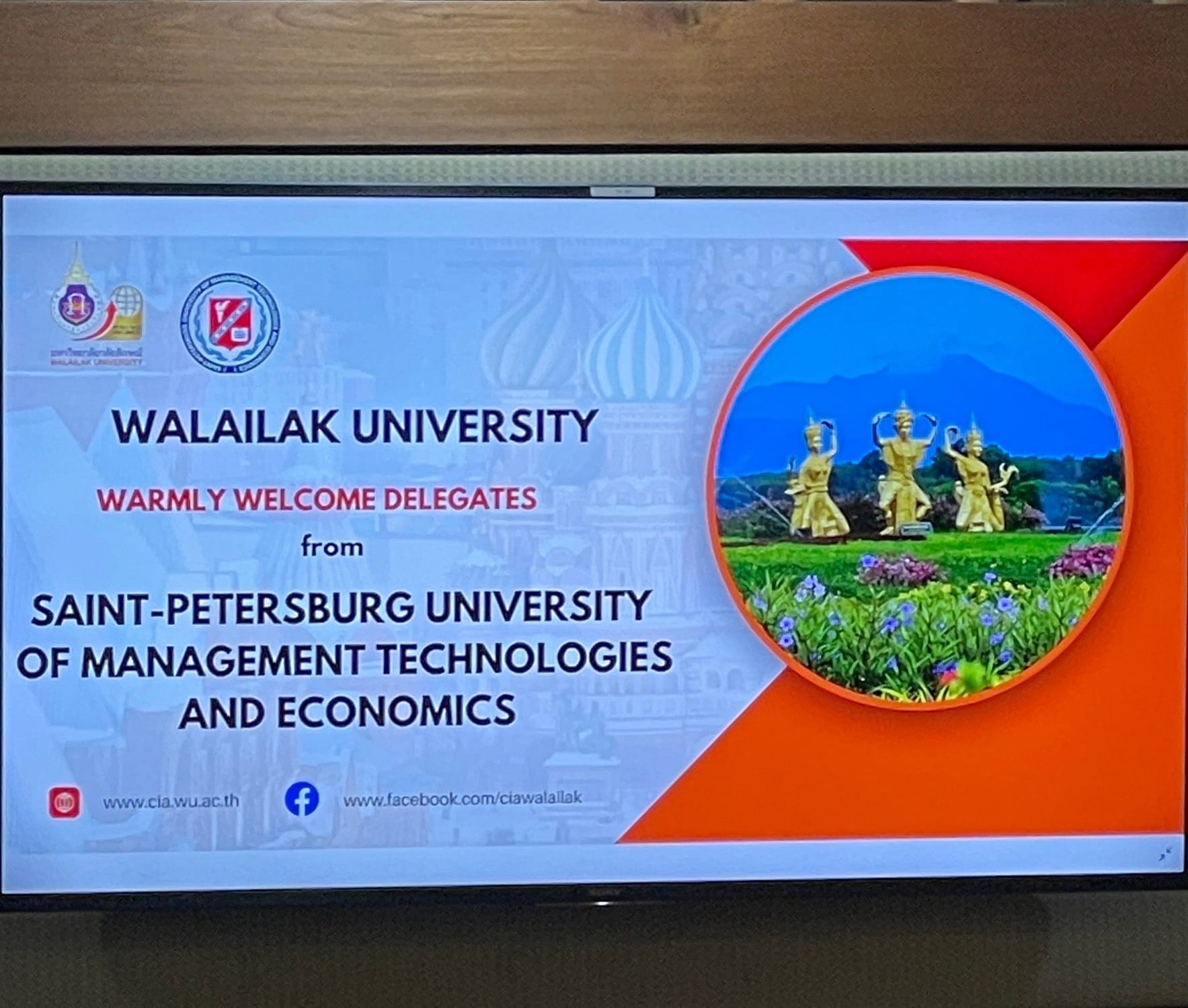 Walailak University in Thailand welcomed Rector and Team from Saint-Petersburg University of Management Technologies and Economics (UMTE)