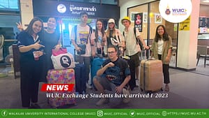WUIC Exchange Students have arrived 1-2023