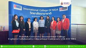 Walailak University International College Explores Collaborative Educational Endeavors with ICO NIDA