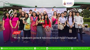 WUIC Students joined International Food Festival