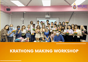 Krathong making workshop