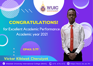 Congratulations for Excellent Academic Performance Academic year 2021