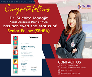 Congratulations to Dr. Suchita Manajit