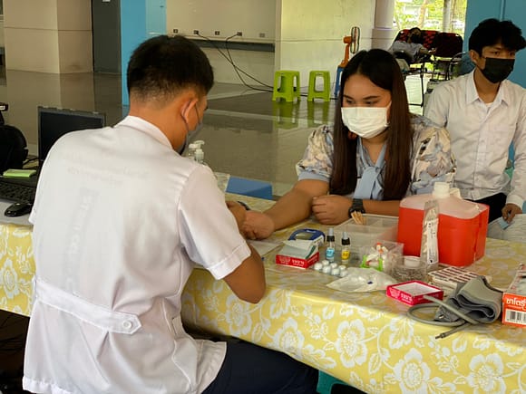 WUIC Donates Blood as Thailand Faces Blood Shortage Crisis